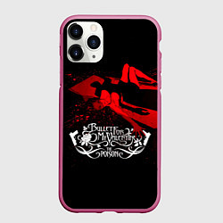 Чехол iPhone 11 Pro матовый The Poison - Bullet For My Valentine, цвет: 3D-малиновый