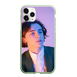 Чехол iPhone 11 Pro матовый Timothee Chalamet