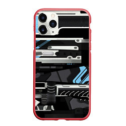 Чехол iPhone 11 Pro матовый CS VULCAN STEEL ВУЛКАН, цвет: 3D-красный