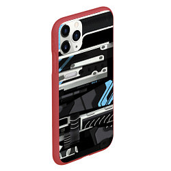 Чехол iPhone 11 Pro матовый CS VULCAN STEEL ВУЛКАН, цвет: 3D-красный — фото 2