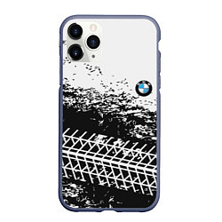 Чехол iPhone 11 Pro матовый СЛЕД БМВ BMW Z, цвет: 3D-серый