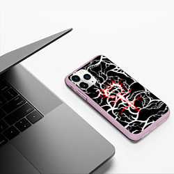 Чехол iPhone 11 Pro матовый GHOSTEMANE, цвет: 3D-розовый — фото 2