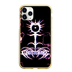 Чехол iPhone 11 Pro матовый GHOSTEMANE МОЛНИЯ, цвет: 3D-желтый