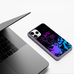 Чехол iPhone 11 Pro матовый Ъуъ съука, цвет: 3D-серый — фото 2
