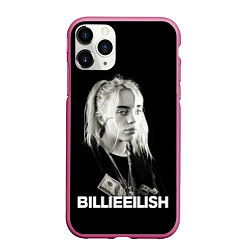 Чехол iPhone 11 Pro матовый BILLIE EILISH, цвет: 3D-малиновый