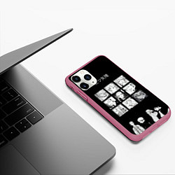Чехол iPhone 11 Pro матовый Мицуя Такаши Токийские reveng, цвет: 3D-малиновый — фото 2