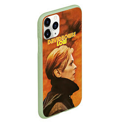 Чехол iPhone 11 Pro матовый Low - David Bowie, цвет: 3D-салатовый — фото 2