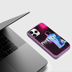 Чехол iPhone 11 Pro матовый COLDSIEMENS, цвет: 3D-фиолетовый — фото 2