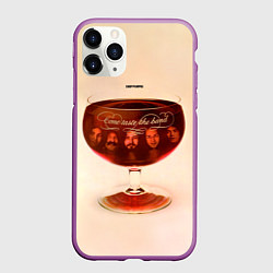 Чехол iPhone 11 Pro матовый Come Taste the Band - Deep Purple, цвет: 3D-фиолетовый