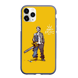 Чехол iPhone 11 Pro матовый Rap kings, цвет: 3D-серый