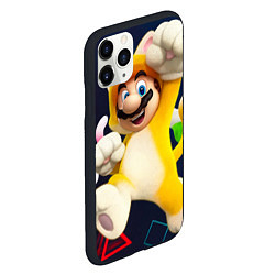 Чехол iPhone 11 Pro матовый Mario odyssey, цвет: 3D-черный — фото 2