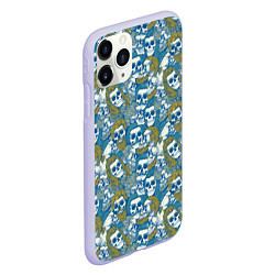 Чехол iPhone 11 Pro матовый Стильные Мертвецы, цвет: 3D-светло-сиреневый — фото 2
