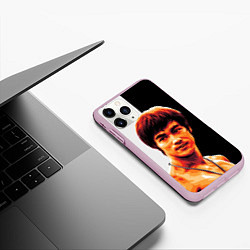 Чехол iPhone 11 Pro матовый Jeet Kune Do, цвет: 3D-розовый — фото 2