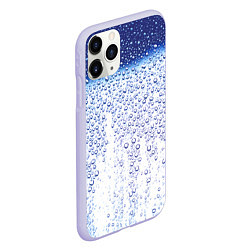 Чехол iPhone 11 Pro матовый После дождя, цвет: 3D-светло-сиреневый — фото 2