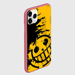 Чехол iPhone 11 Pro матовый ONE PIECE PIRATES ПИРАТЫ, цвет: 3D-малиновый — фото 2