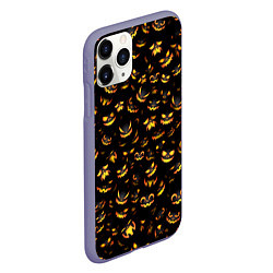 Чехол iPhone 11 Pro матовый Ночные монстры, цвет: 3D-серый — фото 2