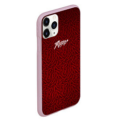 Чехол iPhone 11 Pro матовый Chili Pepper, цвет: 3D-розовый — фото 2