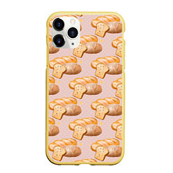 Чехол iPhone 11 Pro матовый Выпечка - хлеб, цвет: 3D-желтый