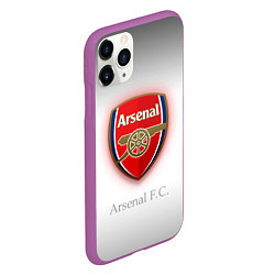 Чехол iPhone 11 Pro матовый F C Arsenal, цвет: 3D-фиолетовый — фото 2