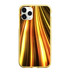 Чехол iPhone 11 Pro матовый Vzlet, цвет: 3D-желтый