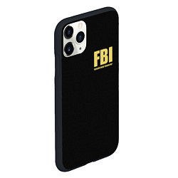 Чехол iPhone 11 Pro матовый FBI Female Body Inspector, цвет: 3D-черный — фото 2