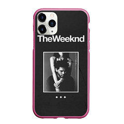 Чехол iPhone 11 Pro матовый Эйбл с подругой The Weekend, цвет: 3D-малиновый