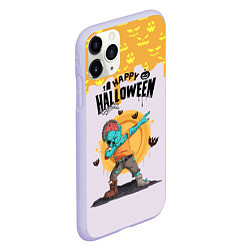 Чехол iPhone 11 Pro матовый Dab zombie halloween, цвет: 3D-светло-сиреневый — фото 2