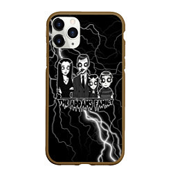 Чехол iPhone 11 Pro матовый Addams family Семейка Аддамс