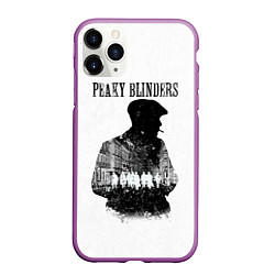 Чехол iPhone 11 Pro матовый Thomas Shelby Peaky Blinders, цвет: 3D-фиолетовый