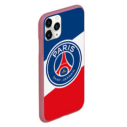 Чехол iPhone 11 Pro матовый Paris Saint-Germain FC, цвет: 3D-малиновый — фото 2