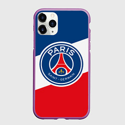 Чехол iPhone 11 Pro матовый Paris Saint-Germain FC, цвет: 3D-фиолетовый