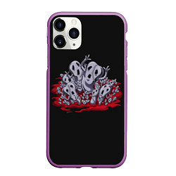 Чехол iPhone 11 Pro матовый Metallica Jo Jo, цвет: 3D-фиолетовый