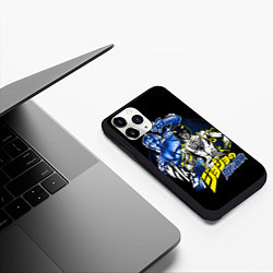 Чехол iPhone 11 Pro матовый Бруно Буччеллати - JoJos Bizarre Adventure, цвет: 3D-черный — фото 2