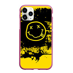 Чехол iPhone 11 Pro матовый Нирвана Гранж Nirvana Smile