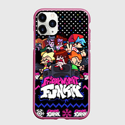 Чехол iPhone 11 Pro матовый FRIDAY NIGHT FUNKIN CHRISTMAS, цвет: 3D-малиновый