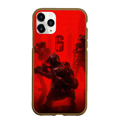 Чехол iPhone 11 Pro матовый RAINBOW SIX SIEGE 6 ОСАДА РАДУГА