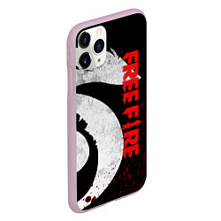 Чехол iPhone 11 Pro матовый GARENA FREE FIRE, ЛОГО ИГРЫ ДРАКОН, цвет: 3D-розовый — фото 2