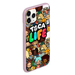 Чехол iPhone 11 Pro матовый Toca Life: Persons, цвет: 3D-розовый — фото 2