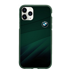 Чехол iPhone 11 Pro матовый GREEN BMW