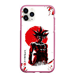 Чехол iPhone 11 Pro матовый Dragon ball, цвет: 3D-малиновый