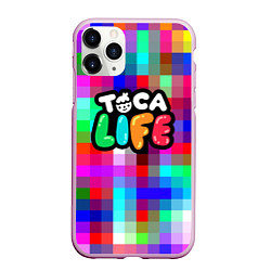 Чехол iPhone 11 Pro матовый Toca Life: Pixels