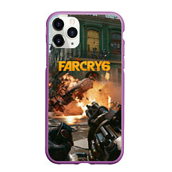 Чехол iPhone 11 Pro матовый Far Cry 6 gameplay art, цвет: 3D-фиолетовый