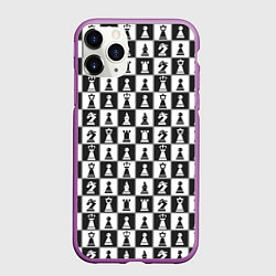 Чехол iPhone 11 Pro матовый Шахматы Шахматные Фигуры