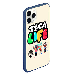 Чехол iPhone 11 Pro матовый Toca Life: Persons, цвет: 3D-тёмно-синий — фото 2