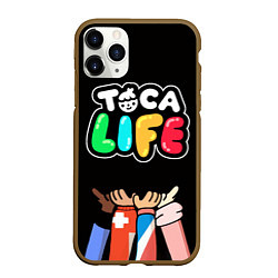 Чехол iPhone 11 Pro матовый Toca Life: Friends