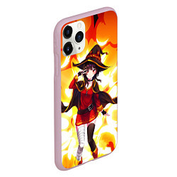 Чехол iPhone 11 Pro матовый MeguminKonoSuba, цвет: 3D-розовый — фото 2