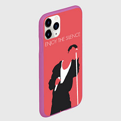 Чехол iPhone 11 Pro матовый Ганн на концерте, цвет: 3D-фиолетовый — фото 2