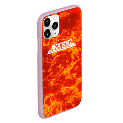 Чехол iPhone 11 Pro матовый ALKATRAZZ, цвет: 3D-розовый — фото 2