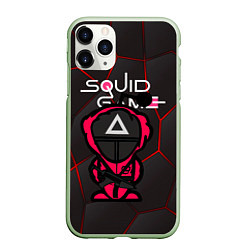 Чехол iPhone 11 Pro матовый Squid game BLACK