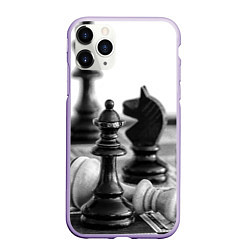 Чехол iPhone 11 Pro матовый Шах и мат Шахматы
